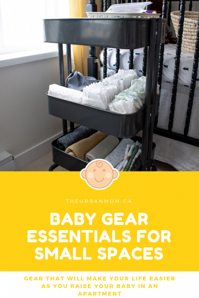 Pinterest Graphic - Baby Gear Essentials For A Small Space